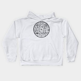 QR Code By DEDOSIA Kids Hoodie